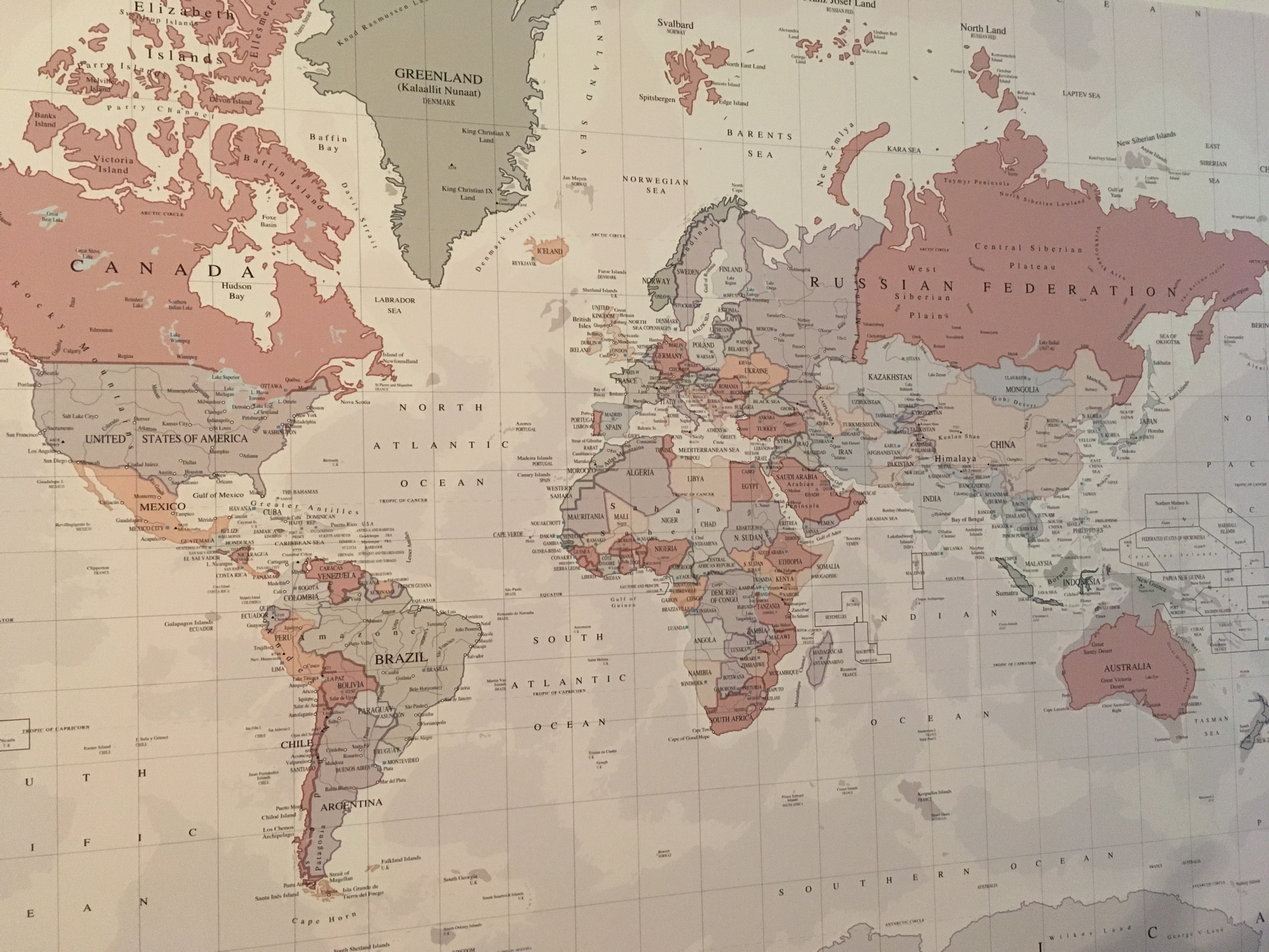 Wonderbaarlijk Wereldkaart, een nieuwe trend in huis | Justmytravel XD-24